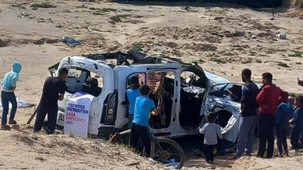 İsrail bir araçta 6'sı kardeş 7 kişiyi şehit etti