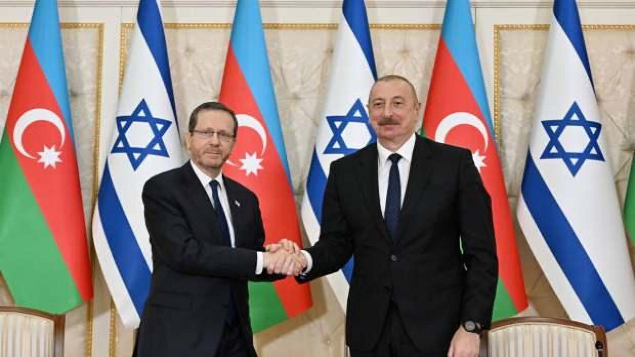 İsrail Cumhurbaşkanı Herzog Azerbaycan'da