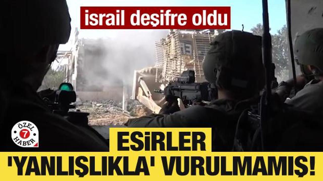 İsrail deşifre oldu: Esirler 'yanlışlıkla' vurulmamış!