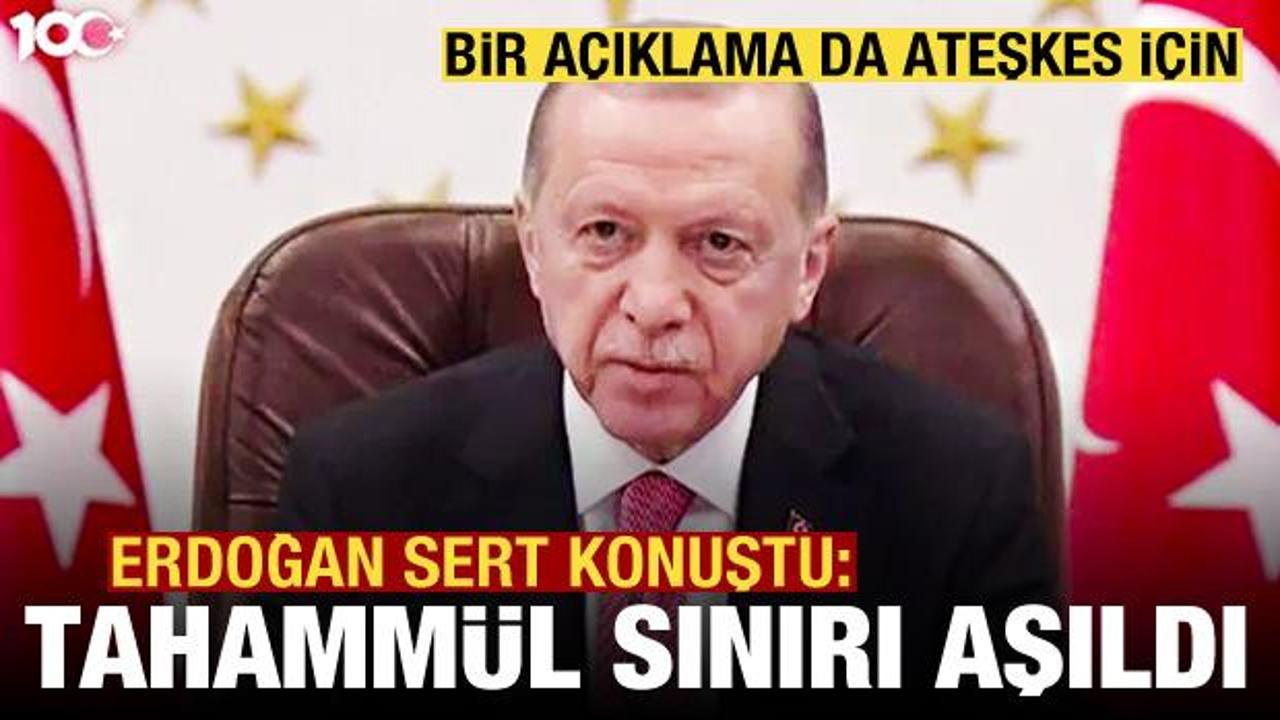 İsrail-Filistin savaşı: Cumhurbaşkanı Erdoğan'dan ateşkes açıklaması