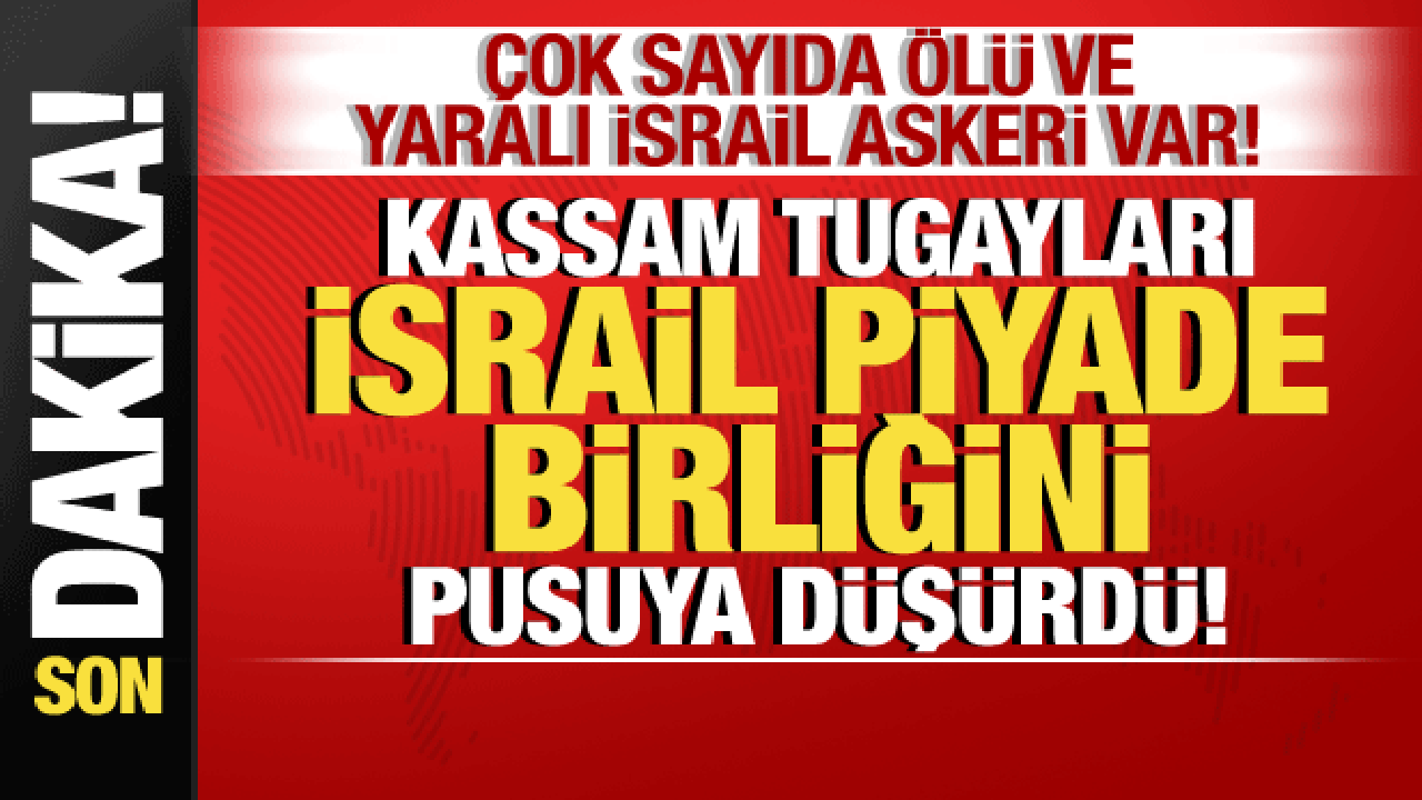İsrail-Filistin savaşı: Hamas'tan, İsrail'e ağır darbe! Çok sayıda İsrail askeri öldü!