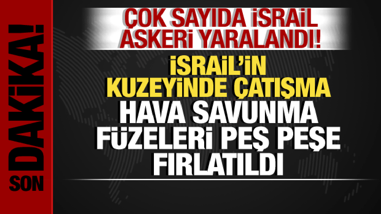 İsrail-Filistin savaşı: İsrail'de çatışma! Füzeler fırlatıldı! Çok sayıda asker yaralı