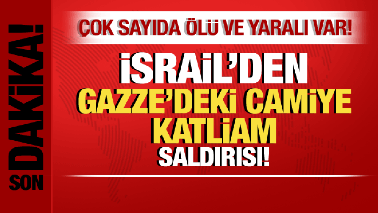 İsrail-Filistin savaşı: İsrail'den camiye katliam saldırısı! Çok sayıda ölü ve yaralı var