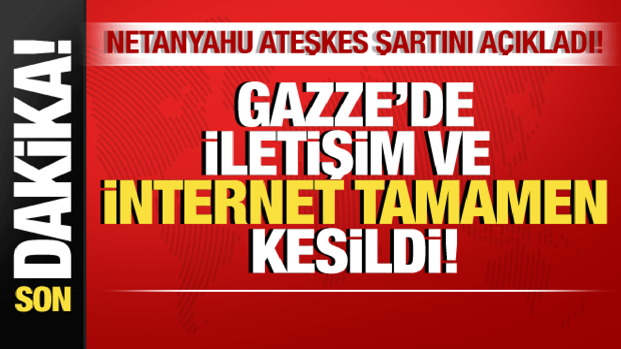 İsrail-Filistin savaşı: Netanyahu'dan son dakika ateşkes açıklaması! Hamas'tan yanıt!