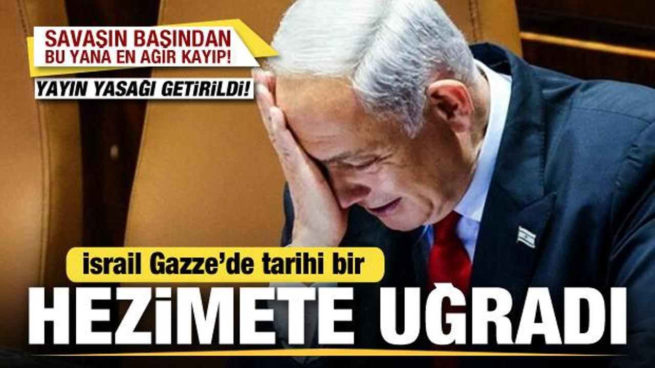 İsrail Gazze'de tarihi hezimete uğradı! Savaşın başından bu yana en ağır kayıp
