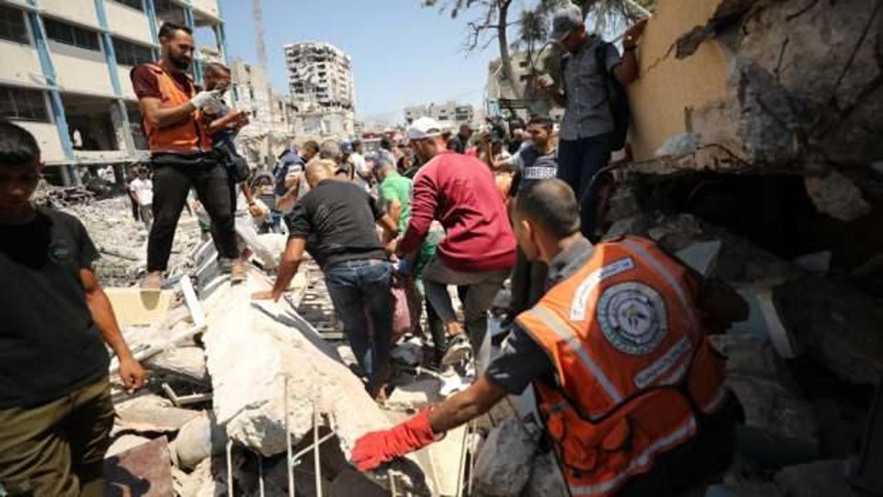 İsrail Gazze’nin kuzeyinde sivillerin sığındığı okulu vurdu: 10 ölü