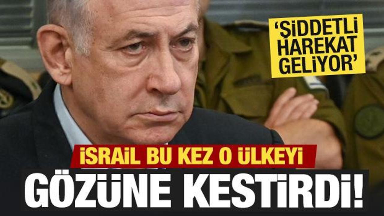 İsrail gözüne bu kez o ülkeyi kestirdi: Şiddetli Harekat başlatacağız!