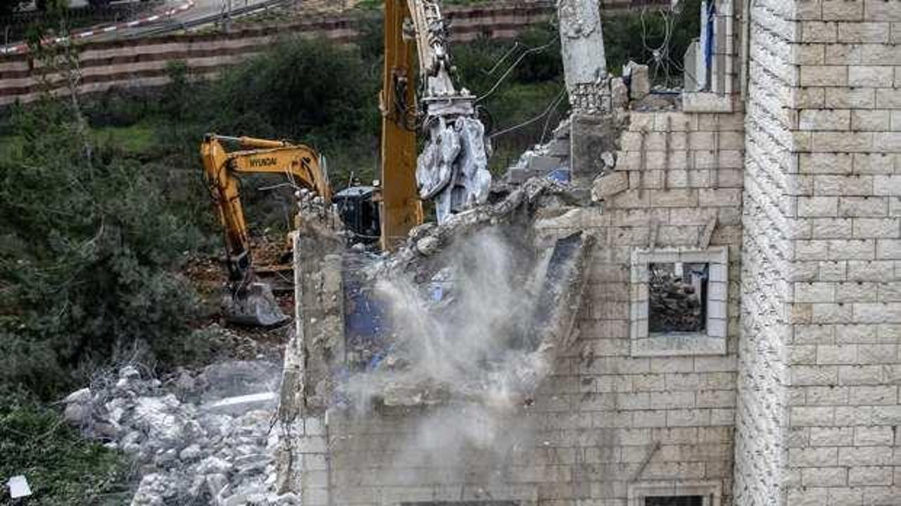 İsrail, işgal altındaki Kudüs'te Filistinli aileye ait binayı 