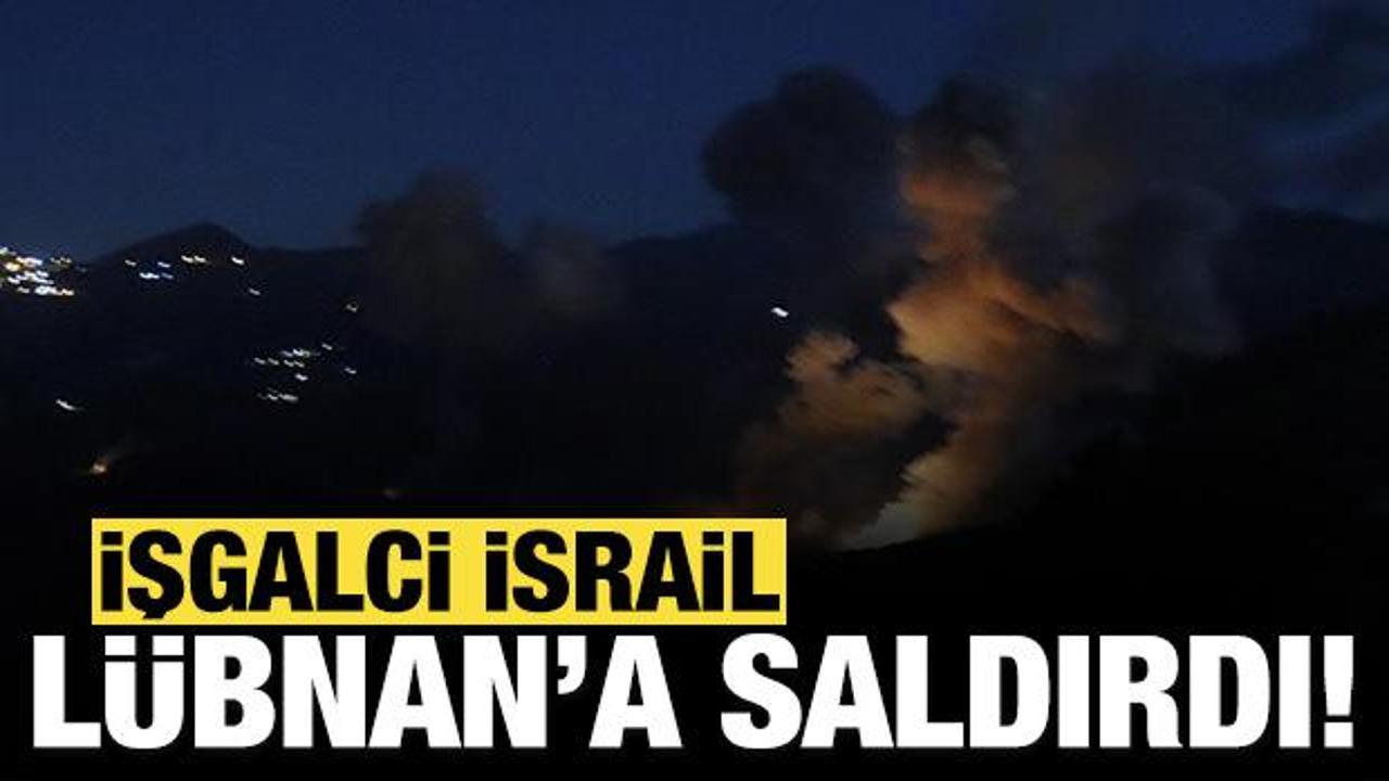 İsrail, Lübnan'da çok sayıda noktaya hava saldırısı düzenledi!