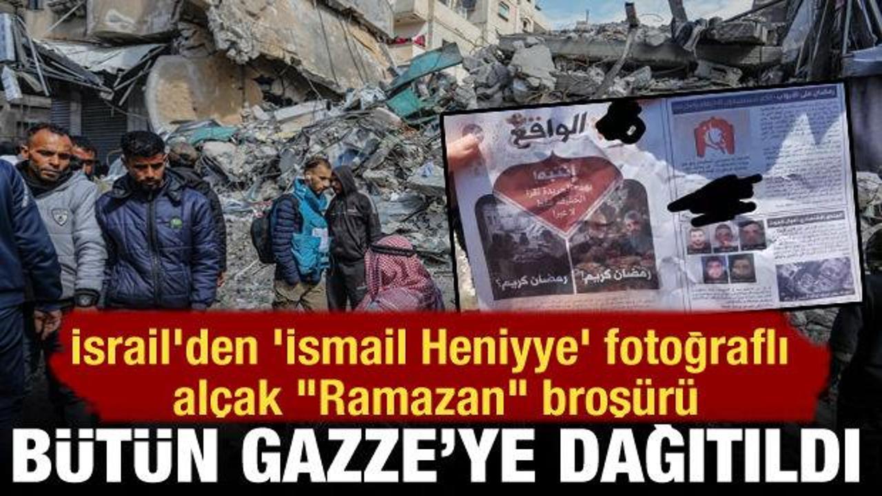 İsrail ordusu, Hamas'ı savaşla suçlayan 'Ramazan' broşürü dağıttı