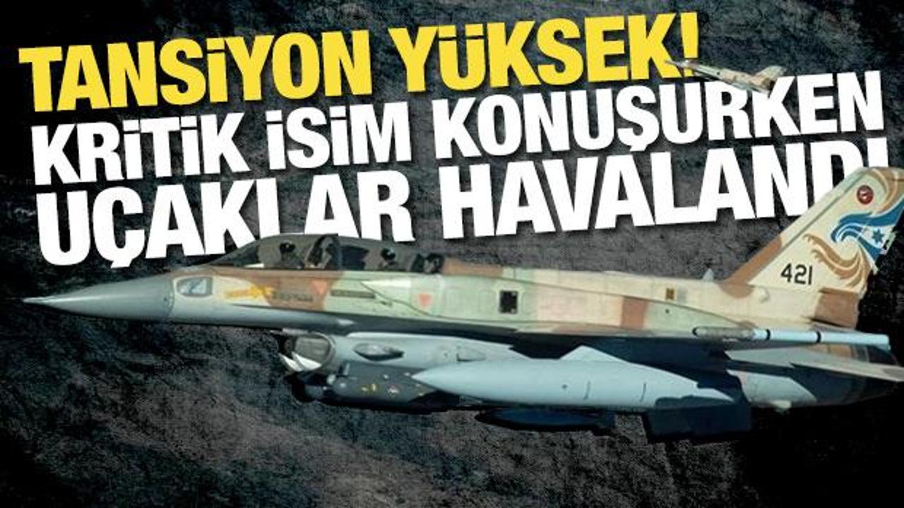 İsrail savaş uçakları Nasrallah’ın konuştuğu esnada Beyrut’ta ses hızını aştı
