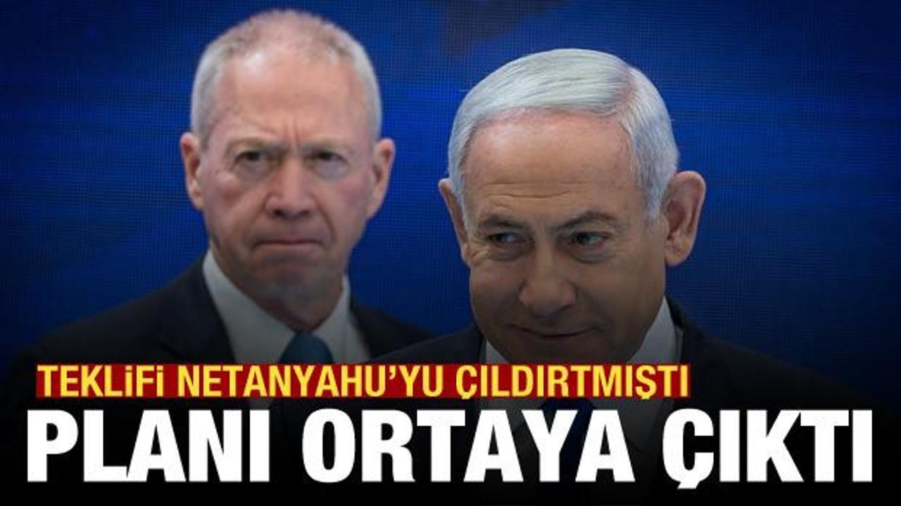 İsrail Savunma Bakanı'nın savaş sonrası Gazze planı ortaya çıktı