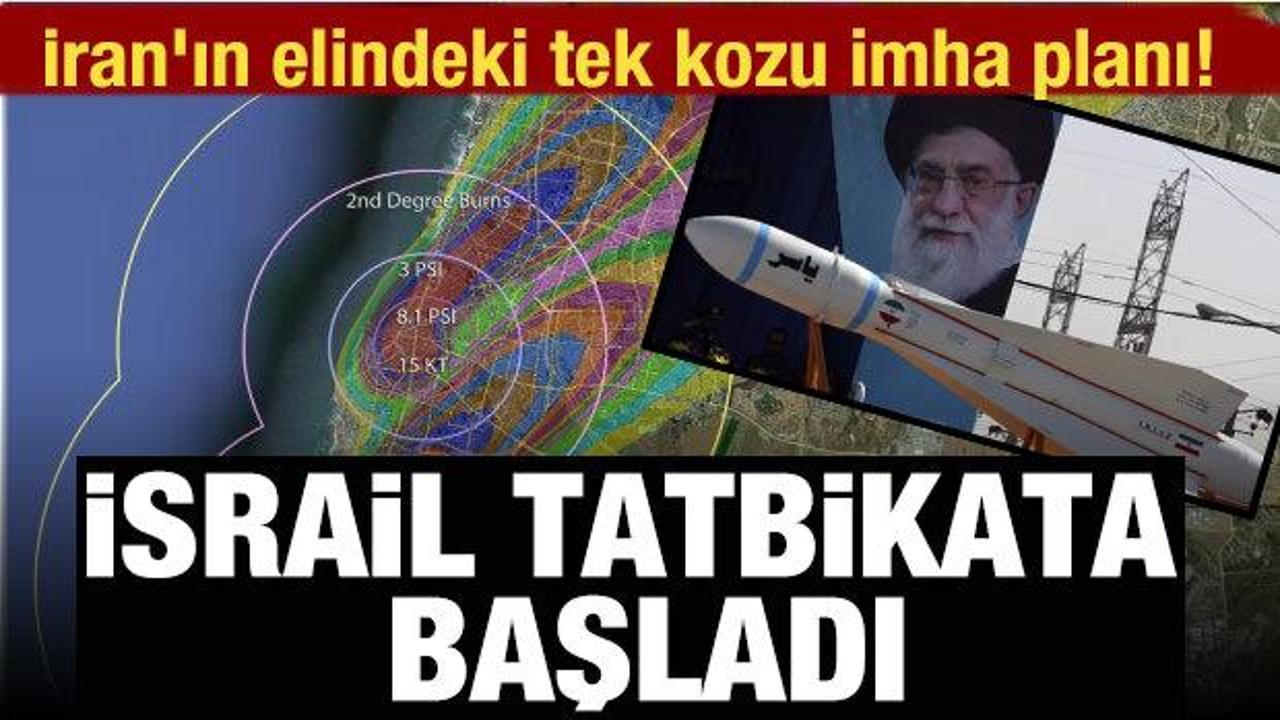 İsrail, Tahran'ın olası saldırısına karşı nükleer tesislerini vurmaya hazırlandı