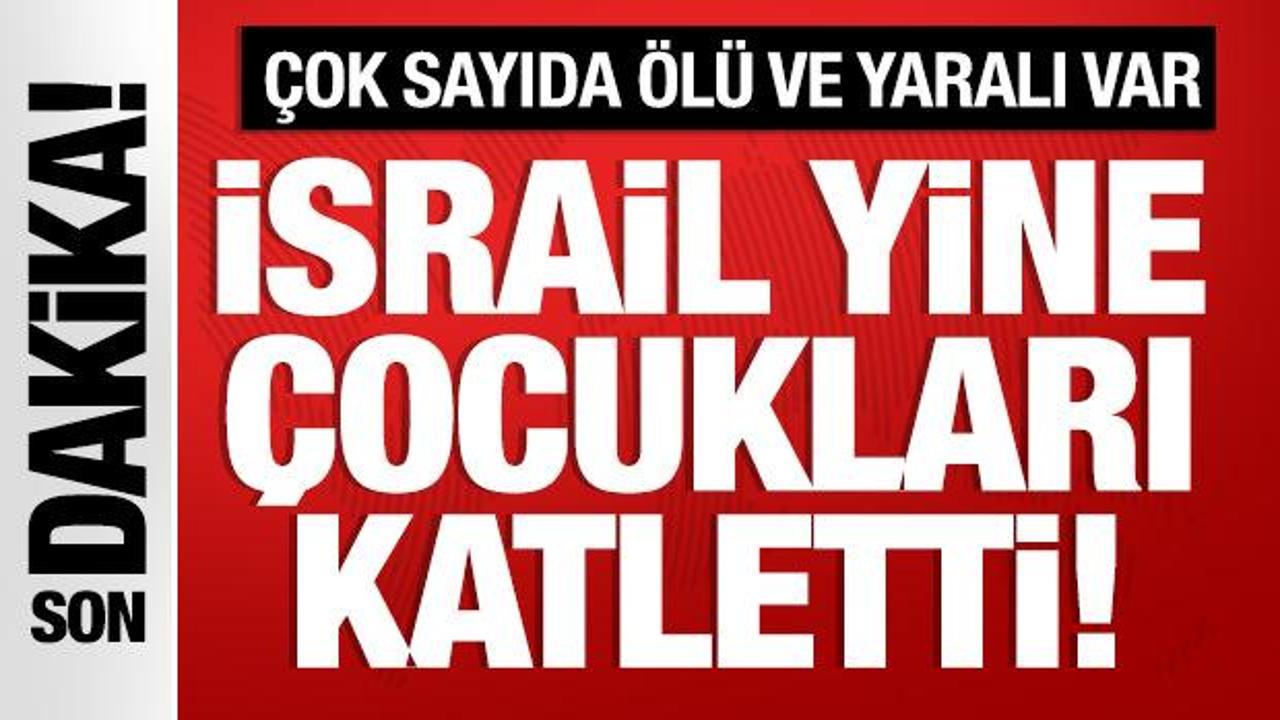 İsrail yine çocukları katletti! Çok sayıda ölü ve yaralı var