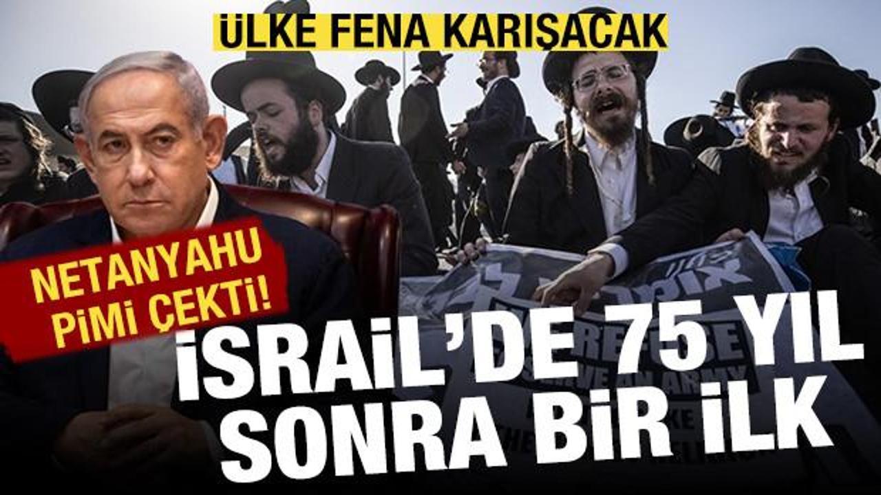 İsrail'de 75 yıl sonra bir ilk: Ülke karışacak!