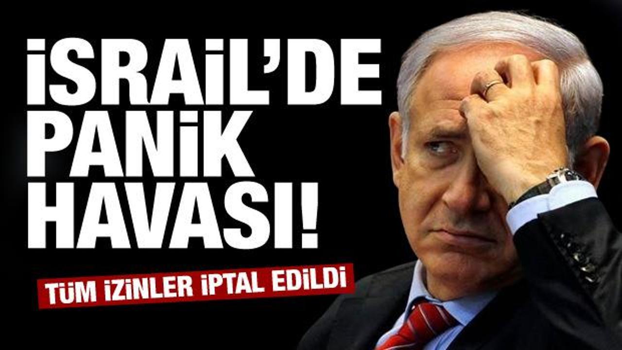 İsrail'de panik havası! Tüm muharip birliklerin izinleri iptal edildi