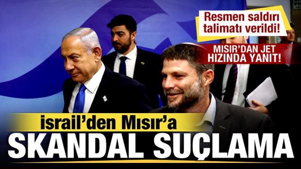 İsrail'den Mısır'a flaş suçlama! Resmen saldırı talimatı verildi