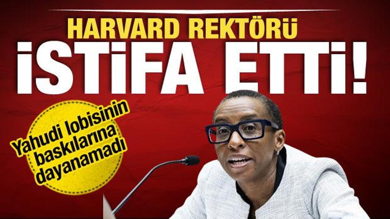 İsrail'in baskılarına dayanamadı! Harvard'da Rektör Gay görevinden istifa etti