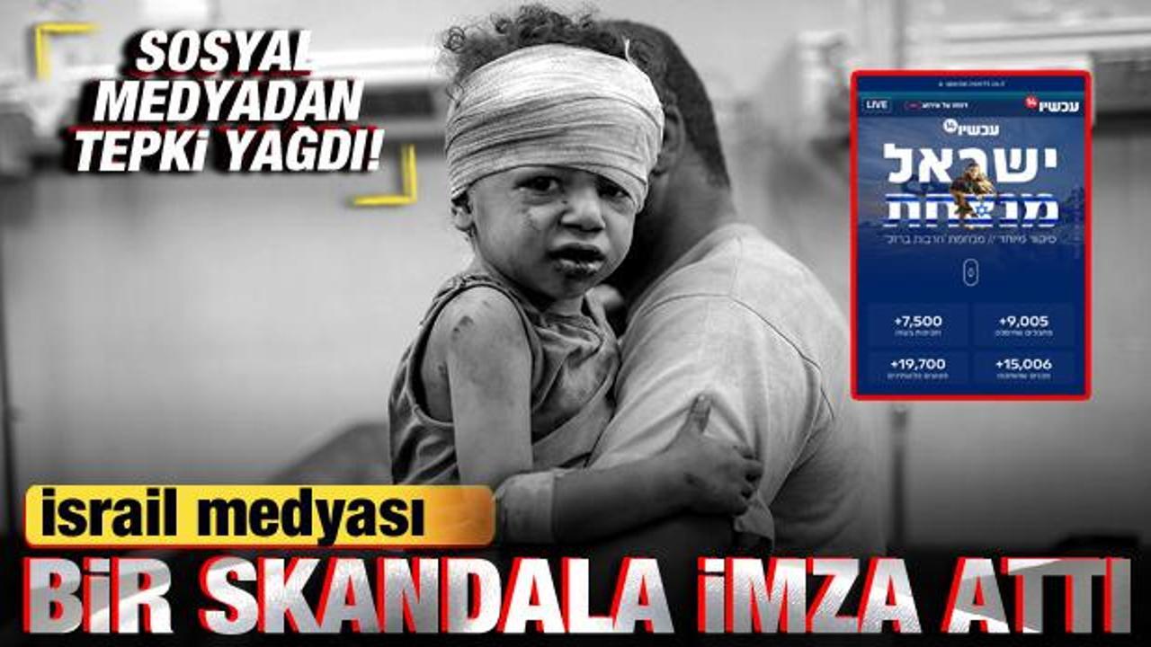 İsrailli Kanal 14'ten katliam sayacı skandalı! Sosyal medyadan tepki yağdı!
