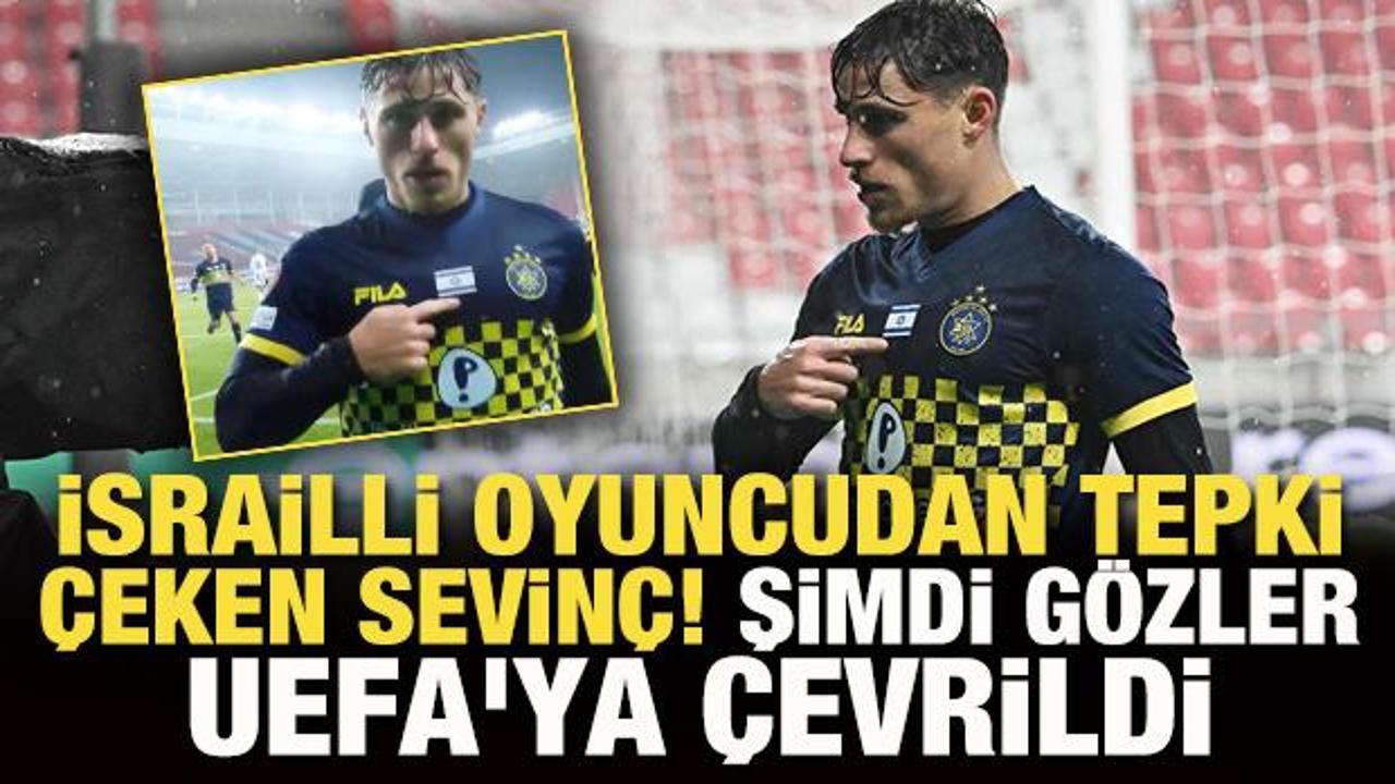 İsrailli oyuncudan Beşiktaş maçında tepki çeken sevinç! Şimdi gözler UEFA'da