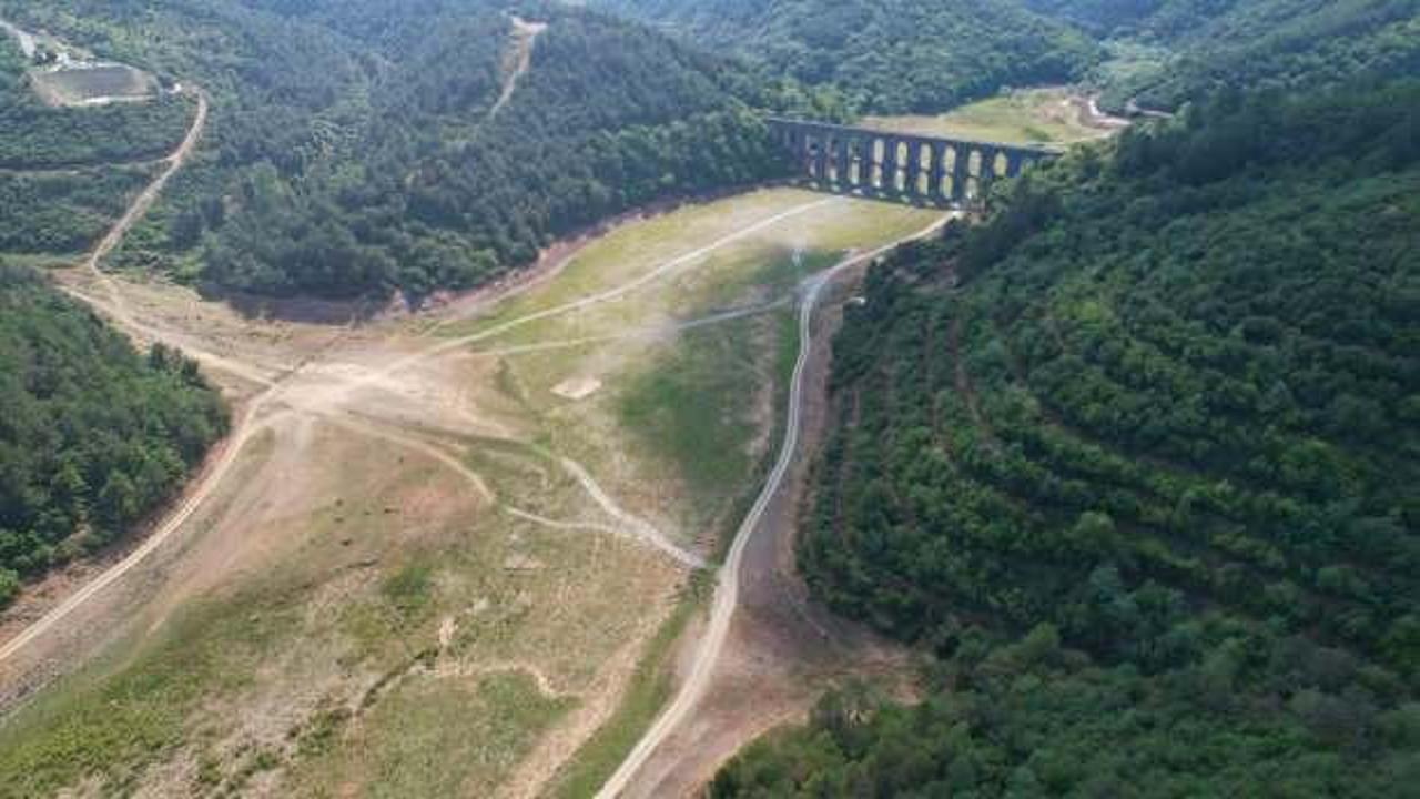 İstanbul barajlarında korkutan görüntü