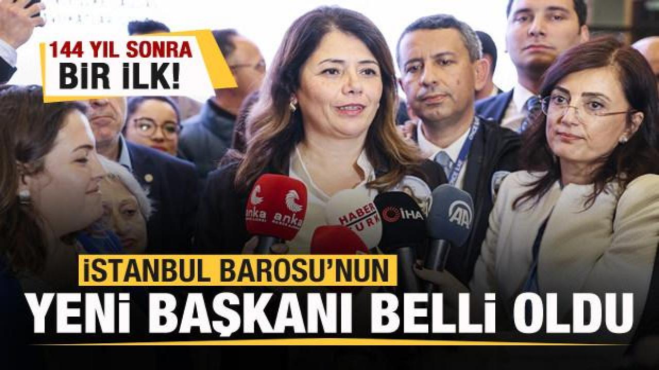 İstanbul Barosu'nun yeni başkanı Filiz Saraç oldu! 144 yıl sonra bir ilk