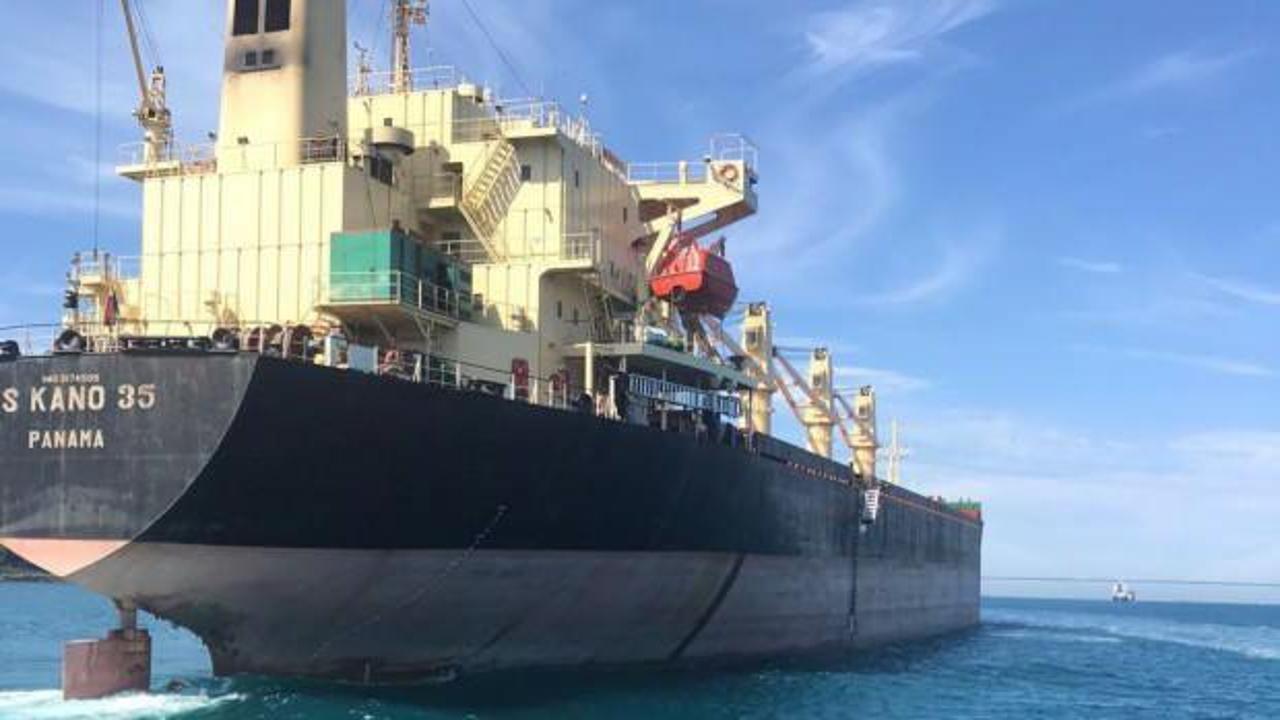 İstanbul Boğazı’nda arıza yapan kuru yük gemisi kurtarıldı
