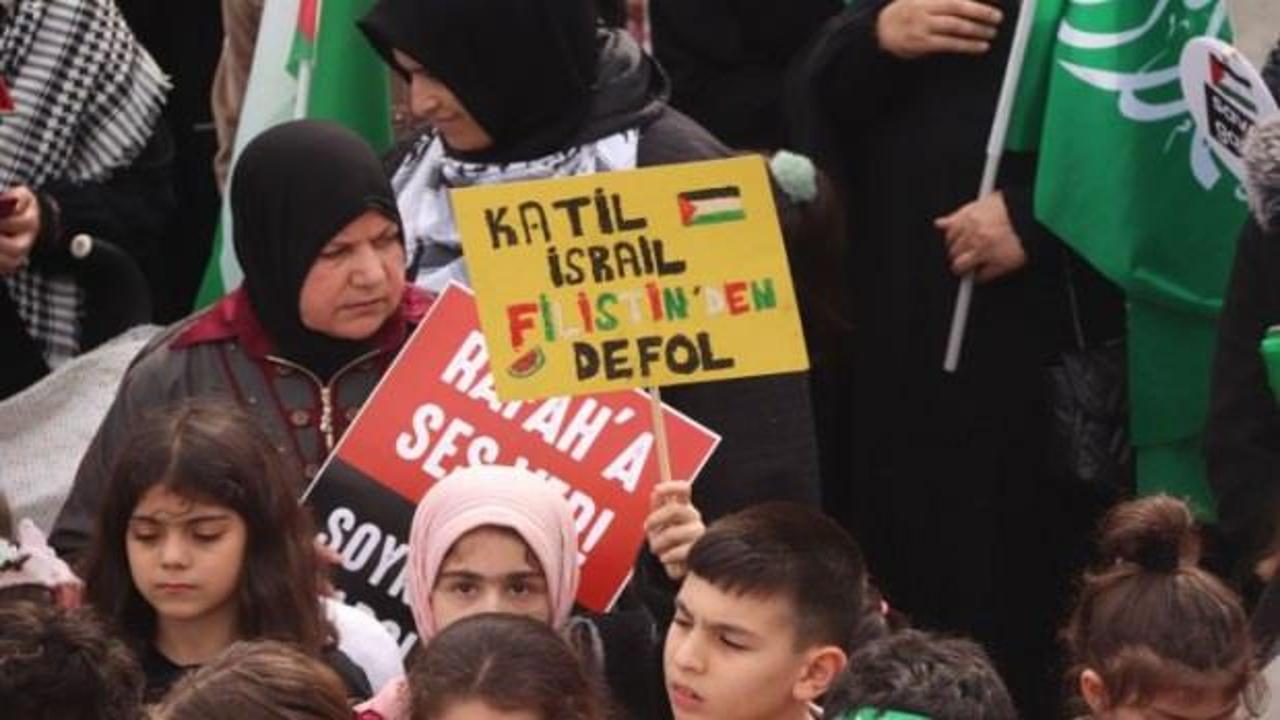 İstanbul, Gazze için ayakta... ‘Hainlerin verecek hesabı var!’