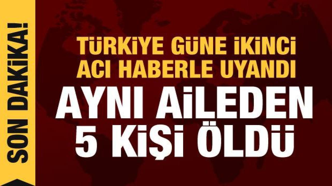İstanbul-İzmir yolunda feci kaza: Aynı aileden 5 kişi hayatını kaybetti