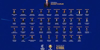 İstanbul'un 39 ilçesinde AK Parti'nin belediye başkan adayları belli oldu! 