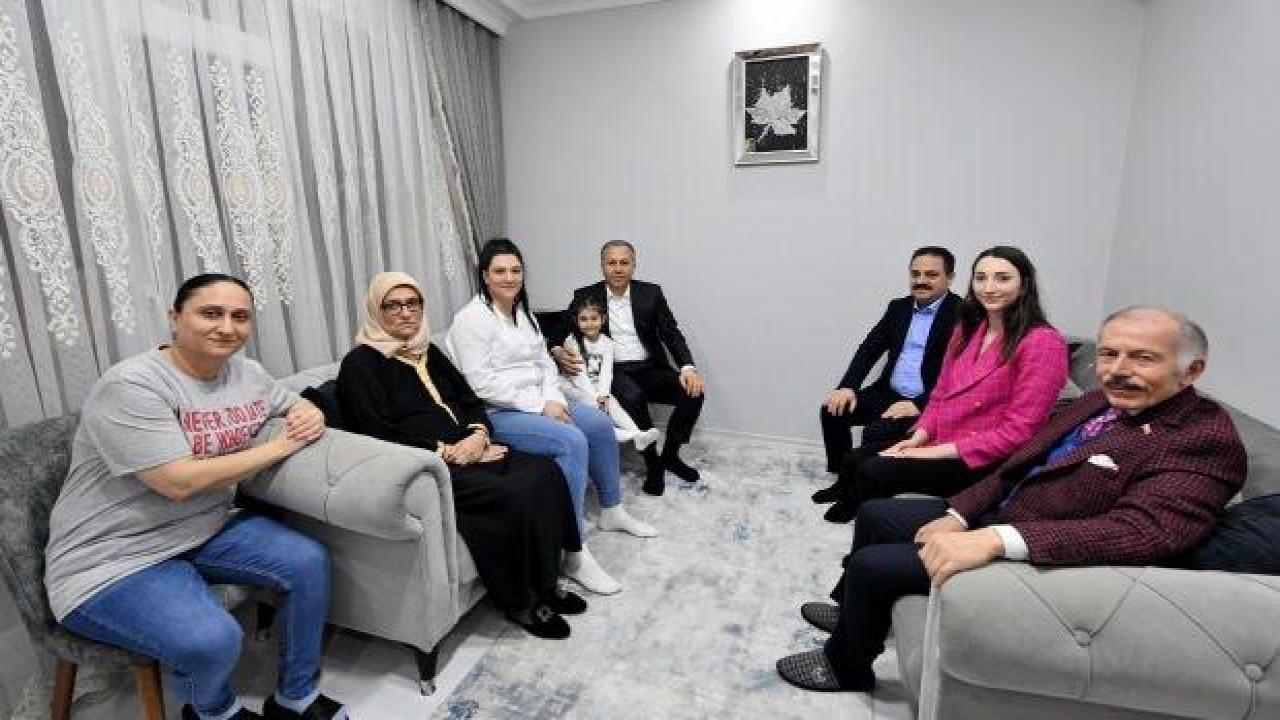 İstanbul Valisi Yerlikaya, şehit ailesinin evinde oruç açtı