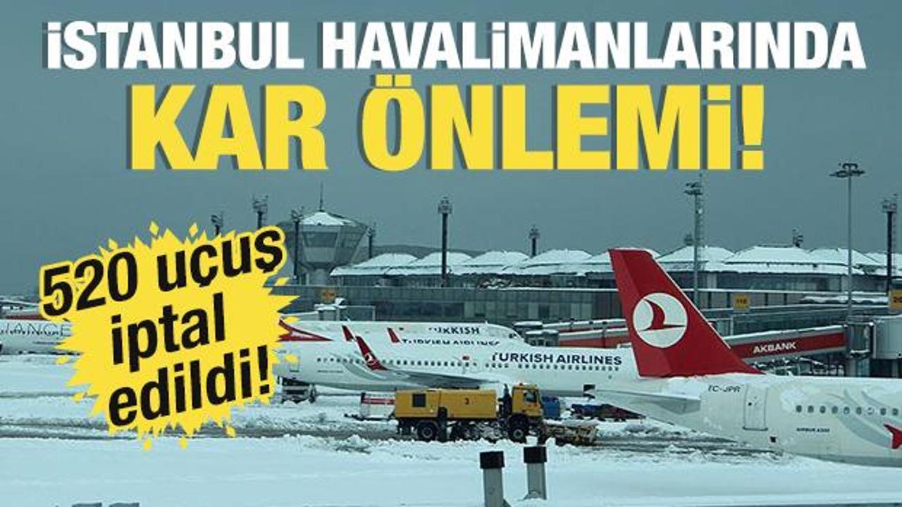 İstanbul’a kar yeniden geliyor! Sabiha Gökçen’de bazı uçuşlar iptal edilecek