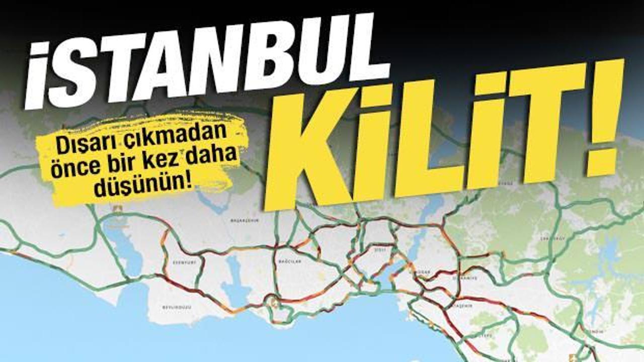 İstanbul’da bayram yoğunluğu! Trafik yüzde 89’a ulaştı