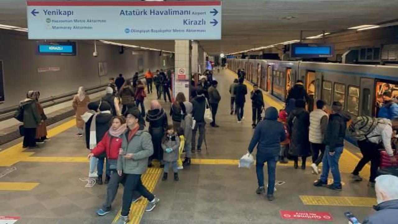 İstanbul'da bazı metro seferleri yapılamıyor