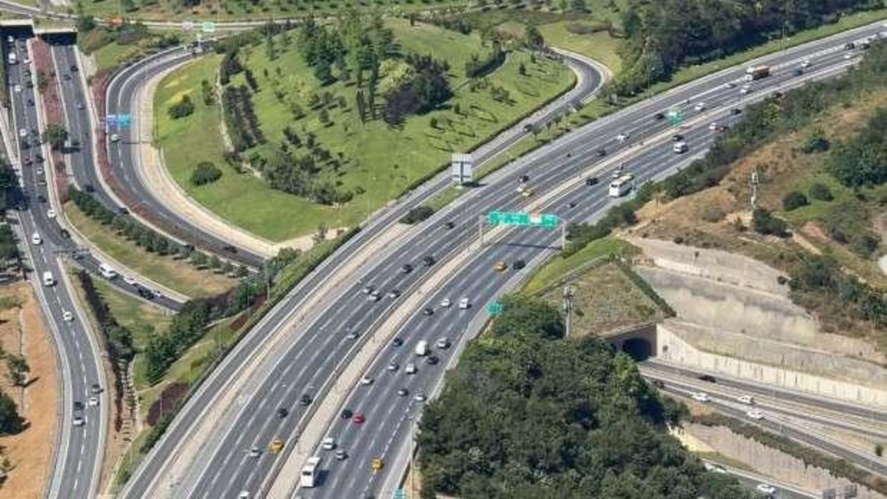 İstanbul'da helikopterle trafik denetimi