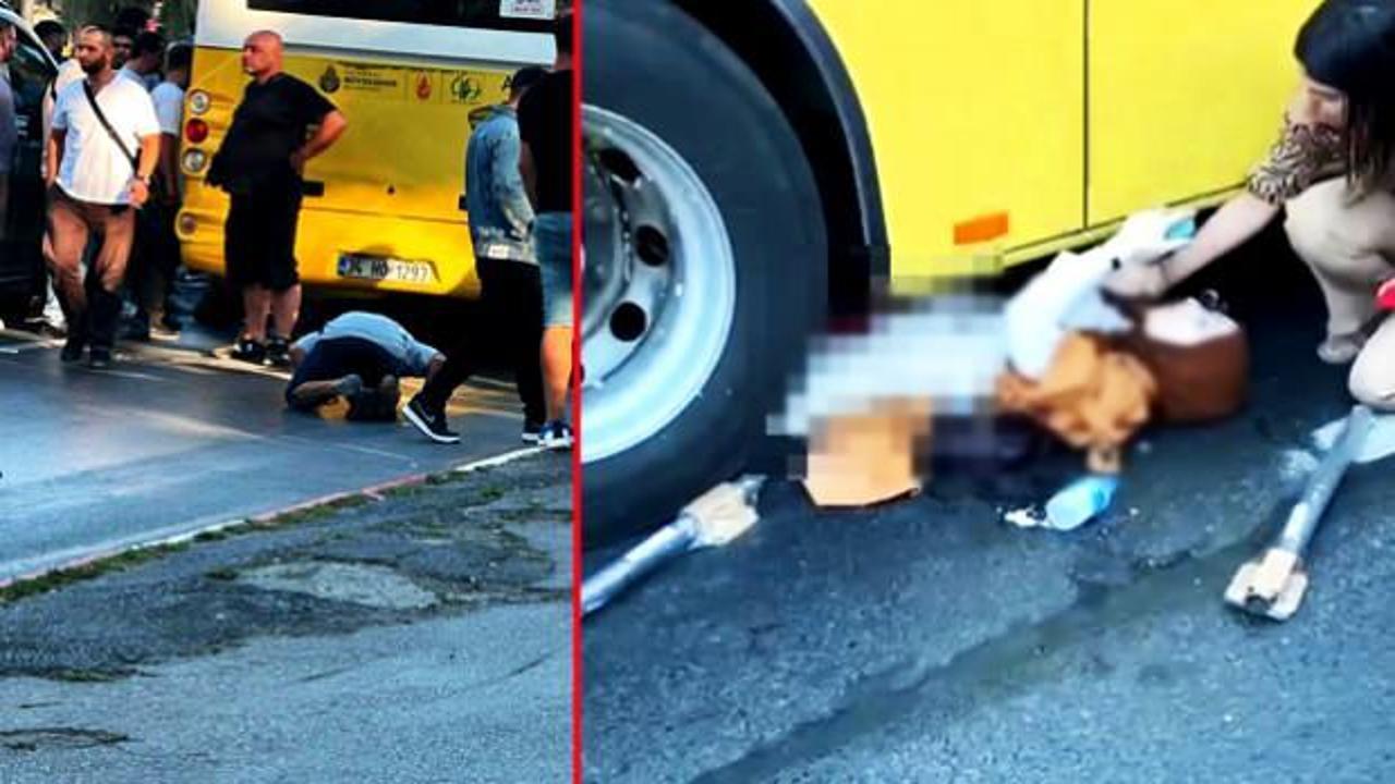 İstanbul'da korkunç olay! Hamile kadın İETT otobüsünün altında kaldı!