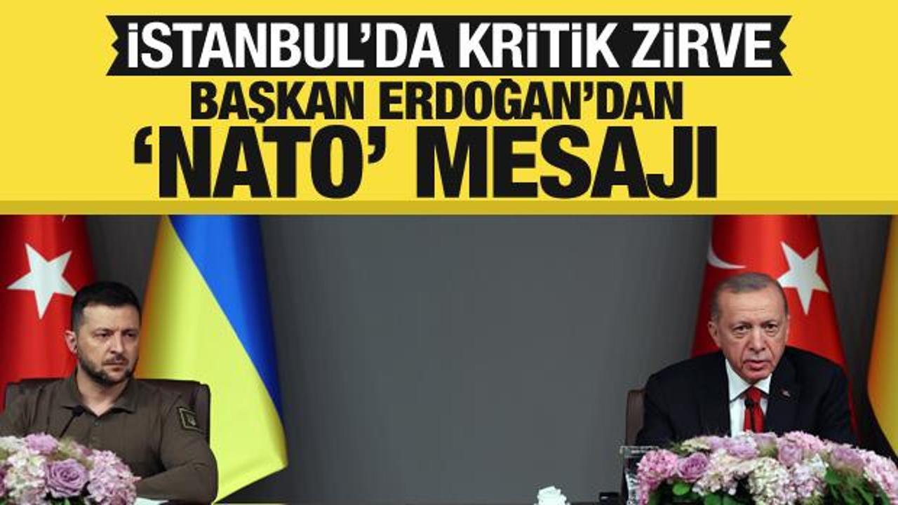 İstanbul'da önemli görüşme! Başkan Erdoğan'dan kritik NATO açıklaması