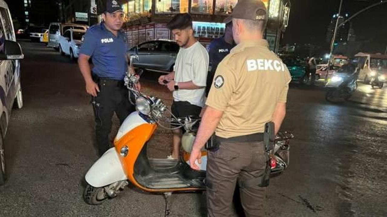 İstanbul'da polisten motosiklet denetimi