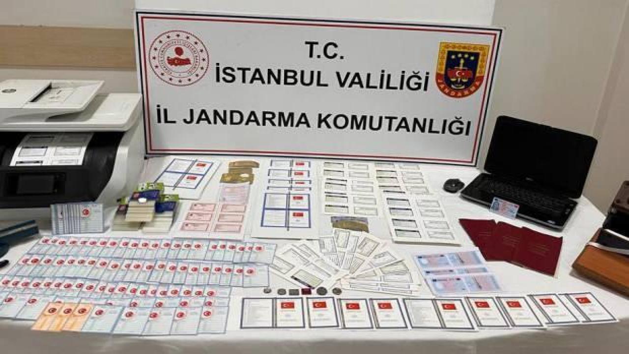 İstanbul'da sahte evrak operasyonu: Şüpheli tutuklandı