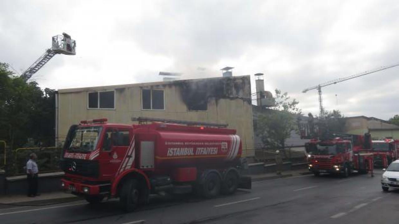 İstanbul'da sanayi sitesinde yangın