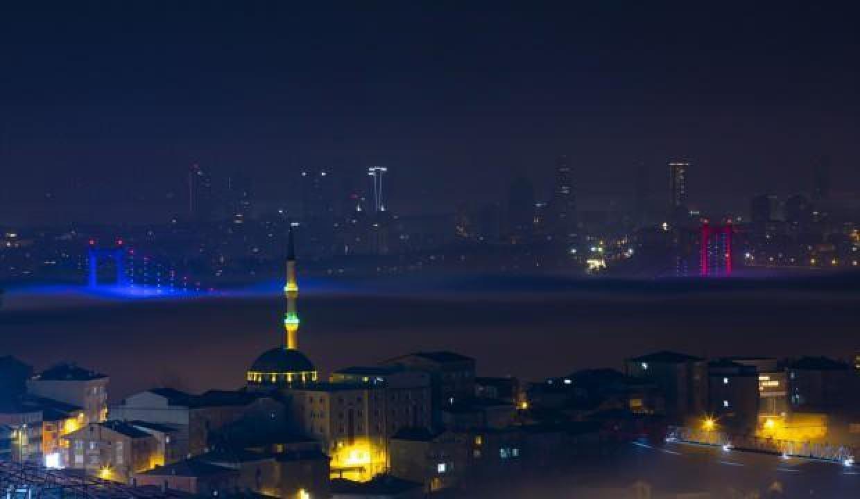İstanbul'da sis etkili oluyor!
