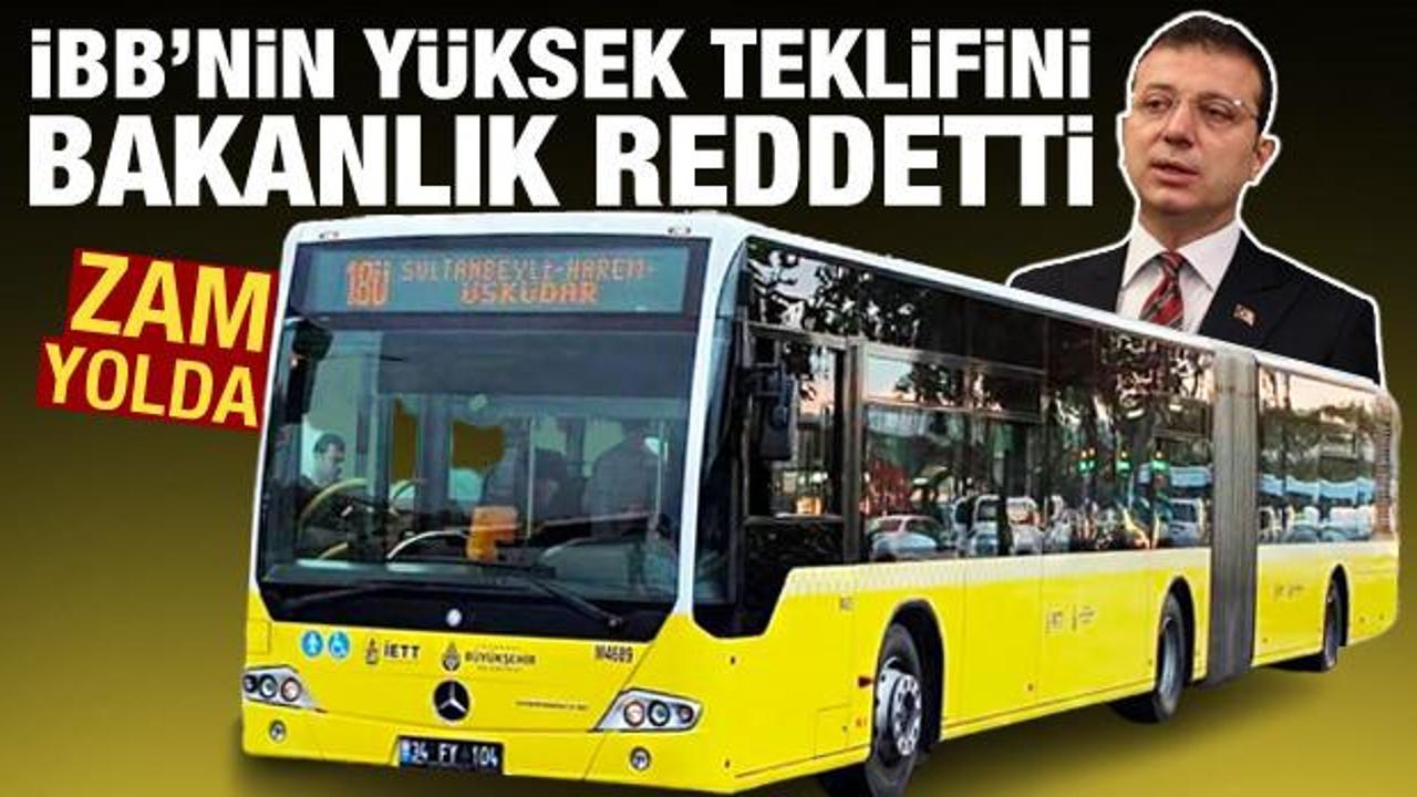 İstanbul'da toplu taşımaya zam yolda: İBB'nin yüksek teklifini bakanlık reddetti