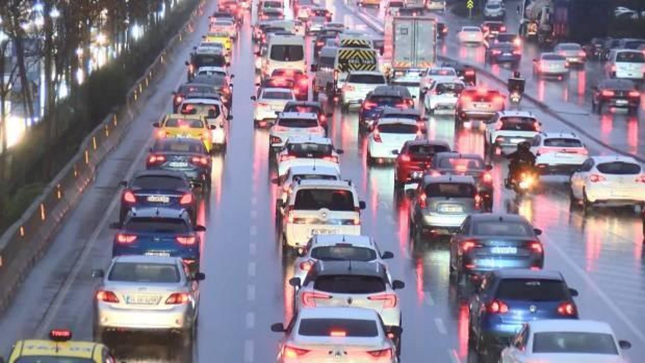 İstanbul'da trafik yoğunluğu yüzde 78'e çıktı