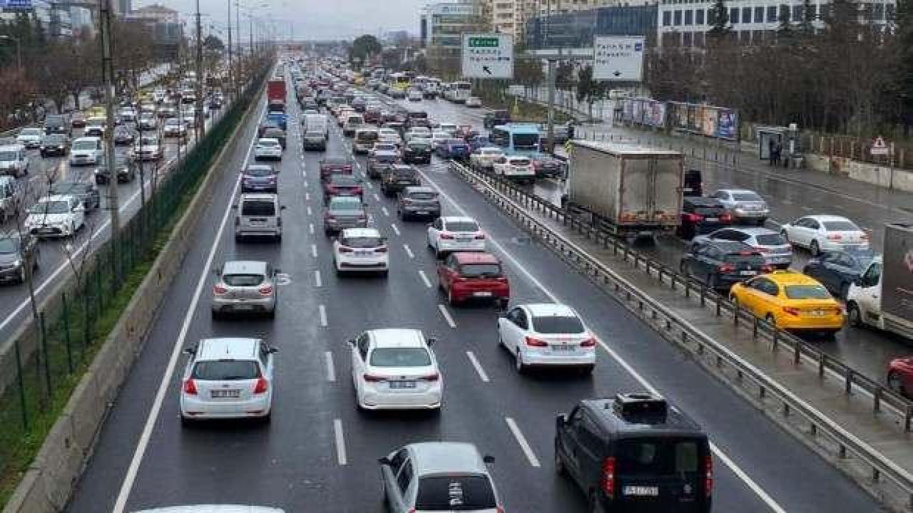 İstanbul'da yoğun trafik!