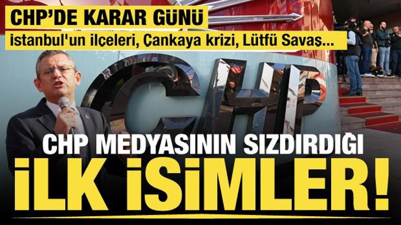 İstanbul'un ilçeleri, Çankaya krizi, Lütfü Savaş... CHP'de karar günü
