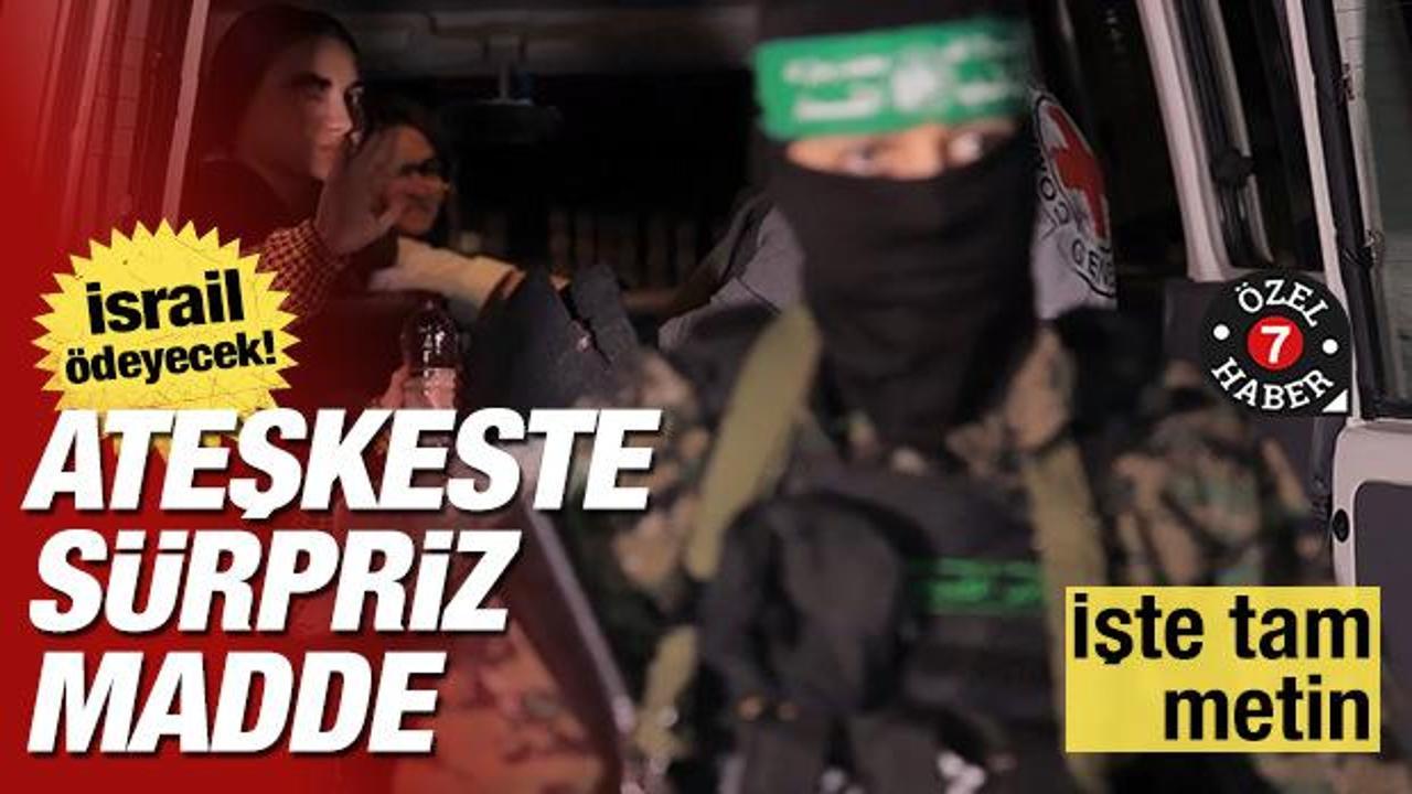 İşte 17 maddelik Hamas-İsrail ateşkes anlaşmasının tam metni
