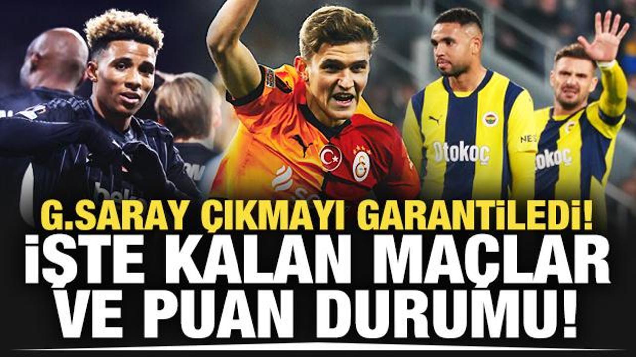 İşte Avrupa'da son durum! Galatasaray play-off'u garantiledi