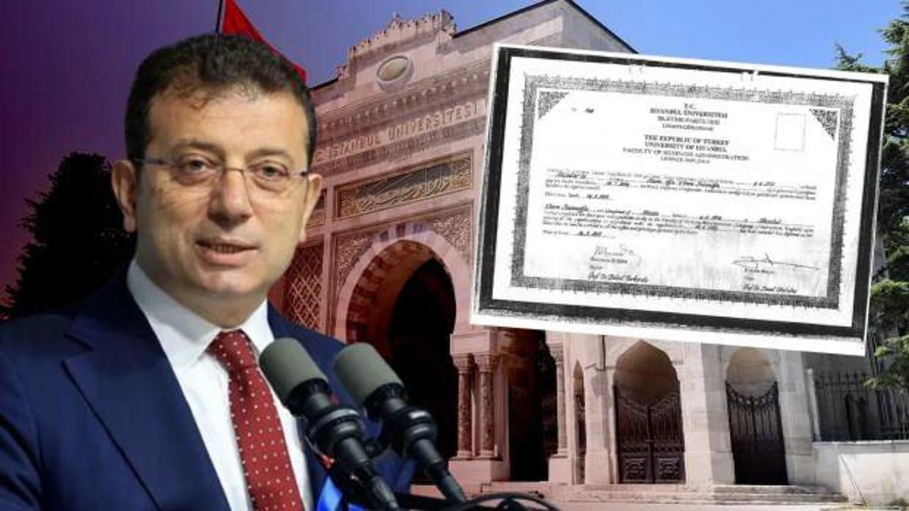 İşte diploması iptal edilen İmamoğlu ve 28 kişinin isim listesi!