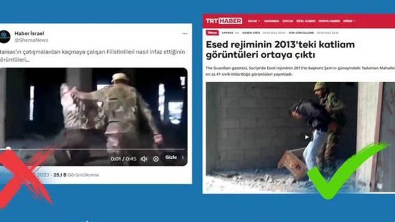 İşte 'Hamas çatışmalardan kaçmaya çalışan Filistinlileri infaz ediyor' görüntülerinin aslı