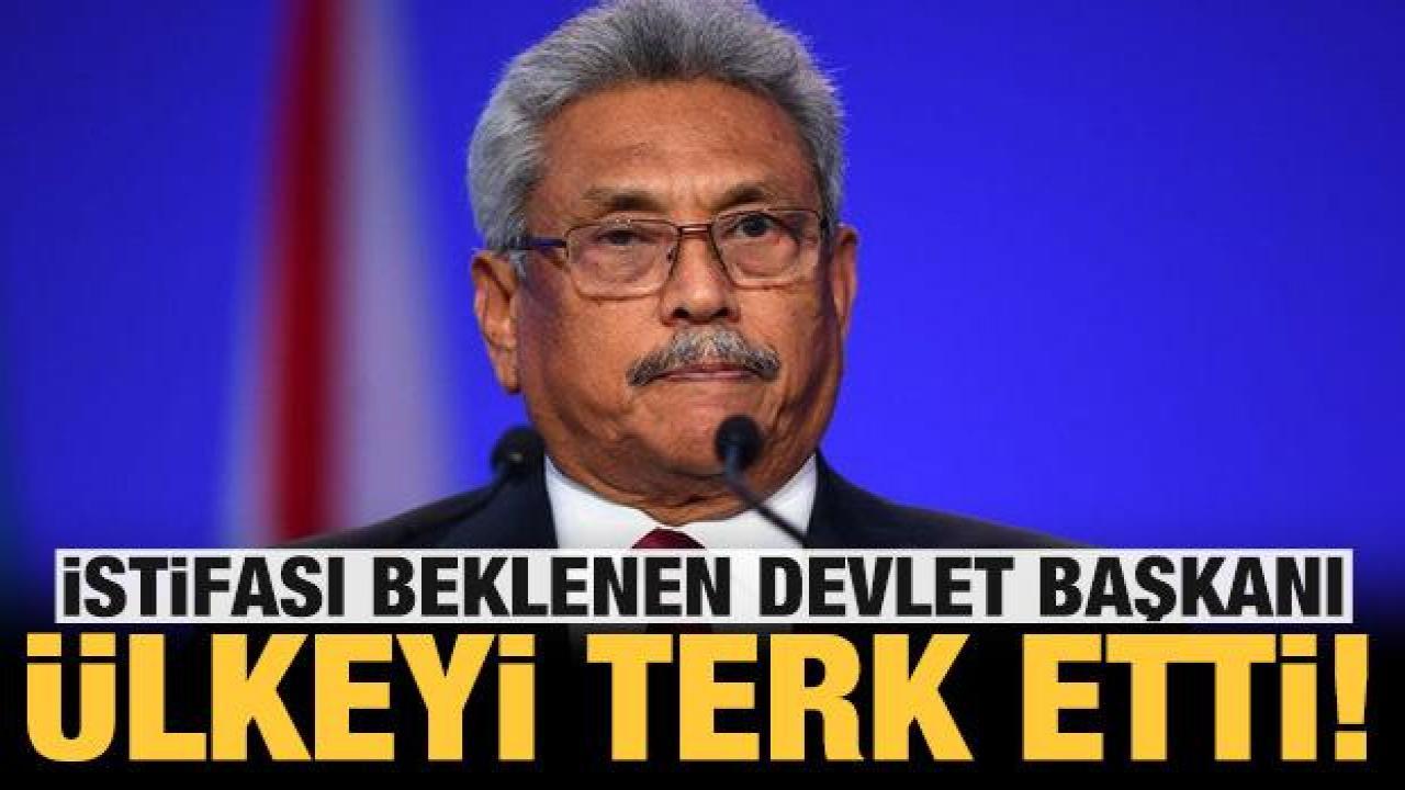 İstifası beklenen Devlet Başkanı ülkeyi terk etti!